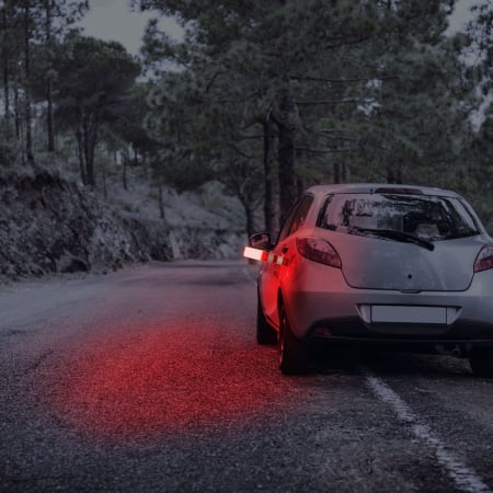 Semafor semnalizator cu picior magnetic pentru situatii de urgenta - 6 LED-uri roșii [2]