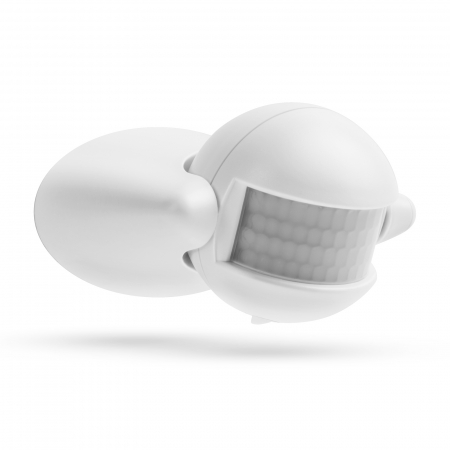 Senzori iluminat - Senzor de miscare - 180° unghi vertical reglabil - max 12 m - max 1200W - IP44