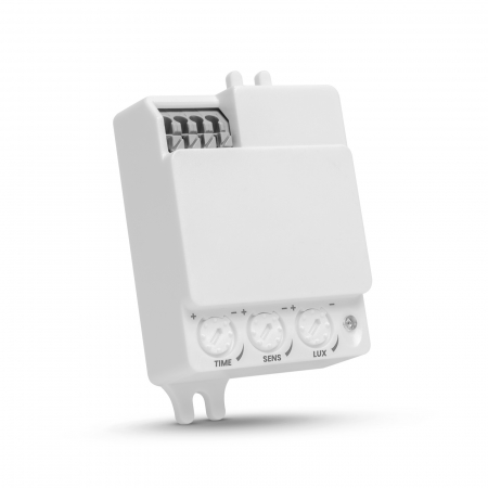 Senzori iluminat - Senzor de mișcare ascuns încorporat - 360° - 5,8 Ghz - max 10 m - max 1200W - IP20