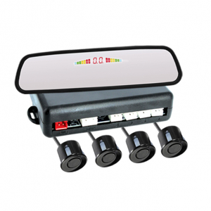 Securitate auto - Set 4 senzori de parcare cu afișaj în oglindă, unitate centrala, vopsibili - CARGUARD