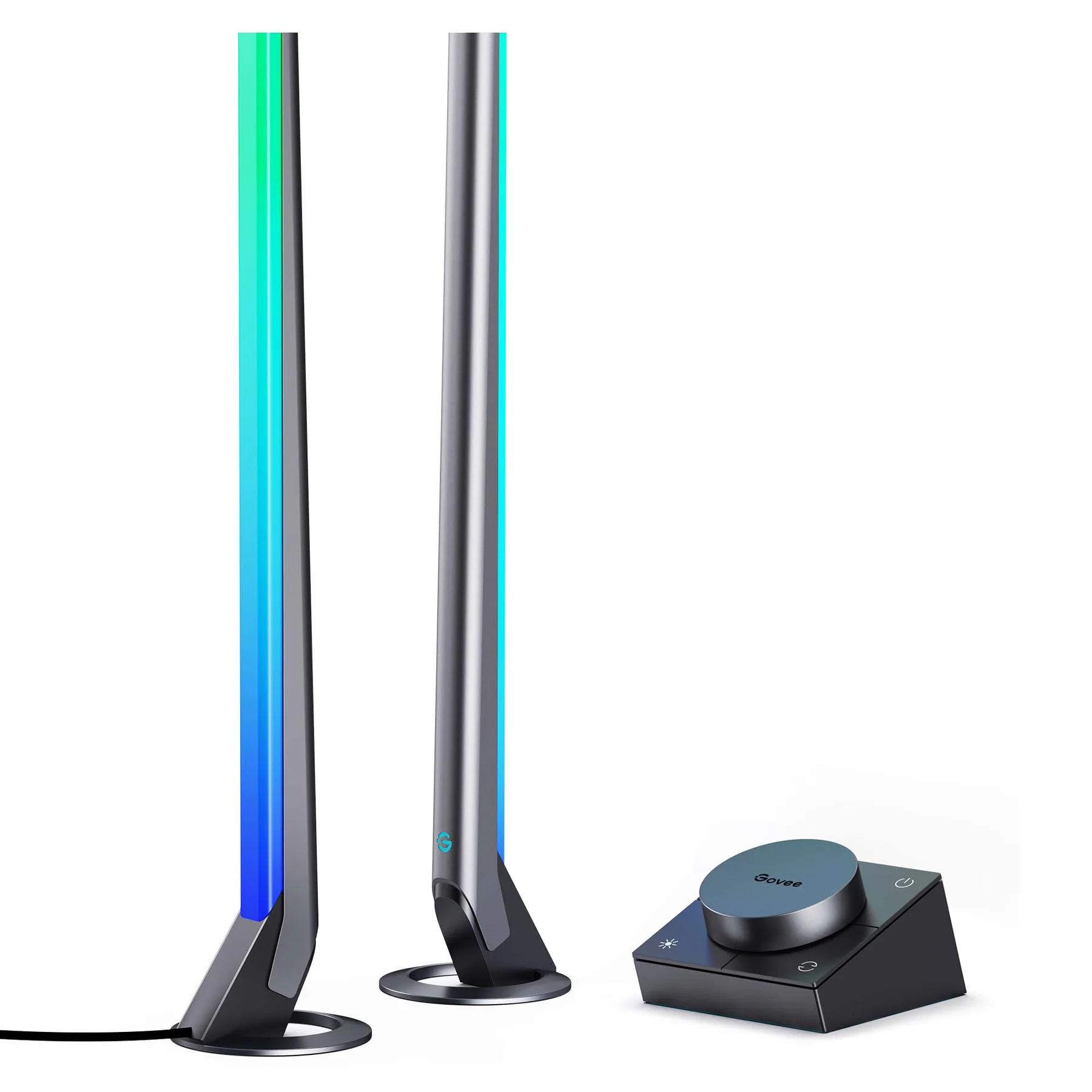 Iluminat arhitectural - Set 2 buc lampa LED Govee H6047 RGBIC Wi-Fi Gaming Light Bars with Smart Controller, WiFi