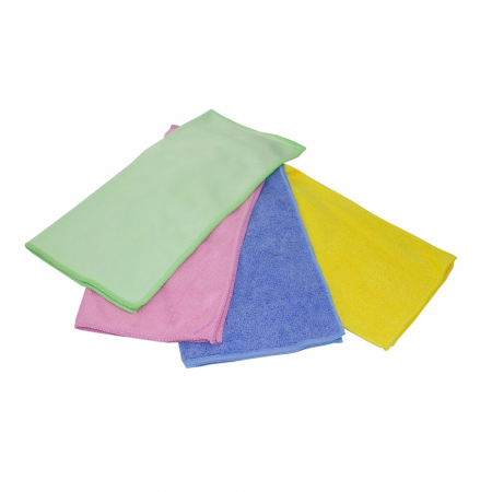 Intretinere auto - Set 4 lavete microfibră 30x30cm Carguard