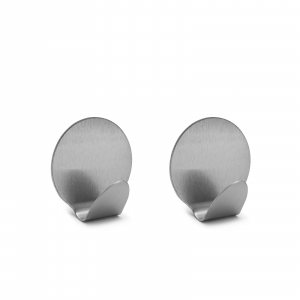 Casa si Gradina - Set agatatoare autoadezive inox 2 buc./blister