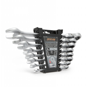 Chei fixe - Set Chei fixe cu clichet si cap rabatabil 8,10,13,14,15,17,19,21 mm