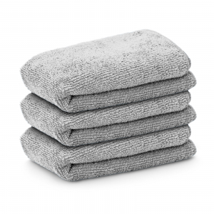 Set cosmetică auto - 3 lavete cu microfibre, racletă și burete pentru curățat jenți [6]