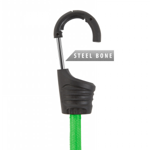 Set de cordeline elastice de fixare, chingi cauciuc profesionale - Verde - 90 cm x 8 mm - 2 buc. / pachet [3]