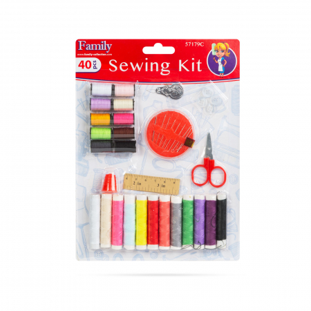 Alte produse necesare in gospodarie - Set de cusut complet, papiote, ace cusut, foarfeca - set de 40 de bucăți