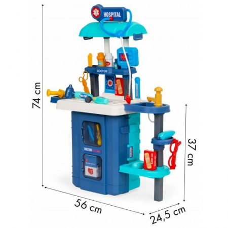 Set de joaca pentru copii cu 19 accesorii Ecotoys HC507013 - Doctor [6]