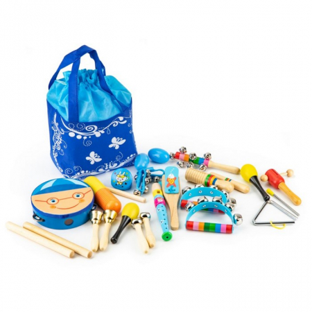 Set muzical din lemn cu 16 instrumente Ecotoys MK0700401 [2]