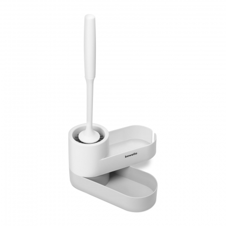 Accesorii bucatarie - Set perie de toaleta + depozitare - 225 x 100 x 135 mm