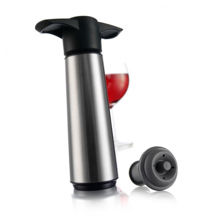 Casa si Gradina - Set pompa vacuumare inox si 2 dopuri