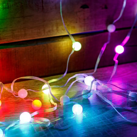 Șir de lumină inteligentă - USB - 33 LED-uri RGBIC - 5 m - Bluetooth cu mod muzică - IP65 [3]