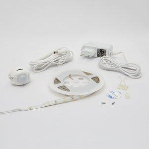 Banda LED de interior cu iluminare placuta, alb cald, cu senzor temporizat, SMD 3528 [0]