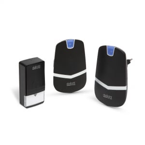 Electronice - Sonerie digitala fara fir si fara baterie, cu 2 unitati de receptie - Kinetic,