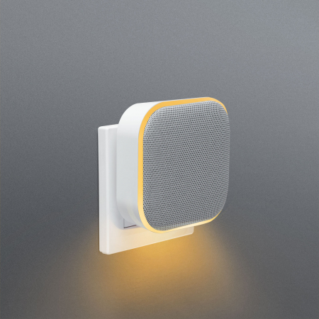 Sonerie wireless 2 in 1 cu lumina de noapte - Kinetic - cu receptor dublu - alb [3]