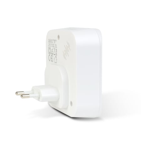 Sonerie wireless Kinetic fără baterii – 1 buton + 1 receptor – Alb cu LED albastru - 55331WH [2]