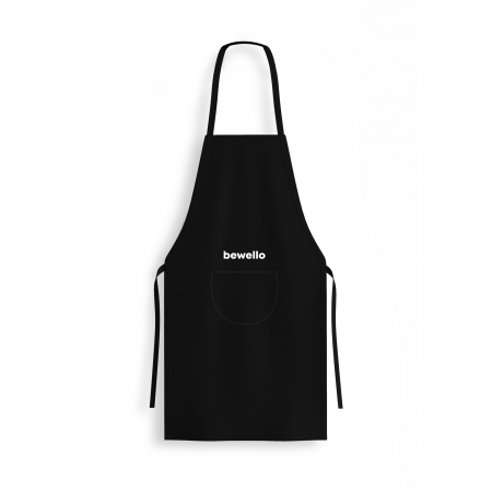 Accesorii bucatarie - Bewello - Şorţ de bucătărie - negru - 70 x 67 cm
