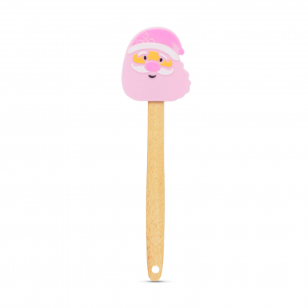 Decoratiuni Craciun - Spatulă din silicon - Moș Crăciun - 29 x 7,6 cm