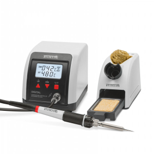 Statii de lipit - Statie de lipit cu afisaj digital si iluminare de fundal, temperatura reglabila 160-480 °C, 60 W, functie auto sleep