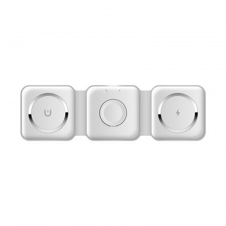 Statie incarcare wireless compatibila Apple iPhone, castile AirPods si Apple Watch - 3 in 1 - Bewello [1]