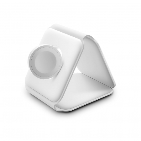 Incarcare wireless telefoane - Statie incarcare wireless compatibila Apple iPhone, castile AirPods si Apple Watch - 3 in 1 - Bewello