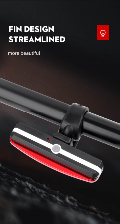 Stop LED pentru bicicleta Supfire BL07, reincarcabil USB, 6 moduri luminare [5]