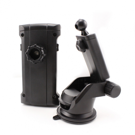 Suport universal pentru tabletă, reglabil 360° si fixare pe parbriz, brat telescopic - Carguard [5]