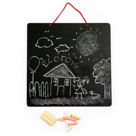 Tabla educationala 3 in 1 cu litere magnetice Ecotoys ESC-W-018A [3]