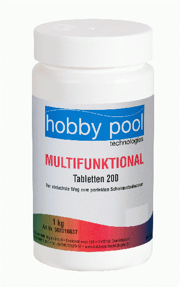 Casa si Gradina - Tablete multifunctionale 1kg Hobby Pool Germania