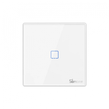 Telecomenzi smart - Telecomanda portabila wireless tip intrerupator, 432 MHz, Sonoff T2EU1C-RF, 1 canal