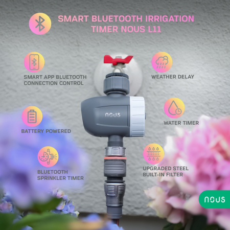 Temporizator inteligent pentru irigare Nous L11, Bluetooth [1]