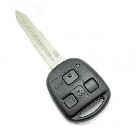 Carcasa cheie pornire Toyota - Toyota carcasa cheie 3 butoane, lama TOY41-SH3 (fara logo)