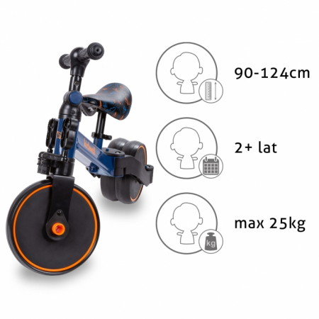 Tricicleta cu pedale 3 in 1 Kidwell Pico Plane [5]