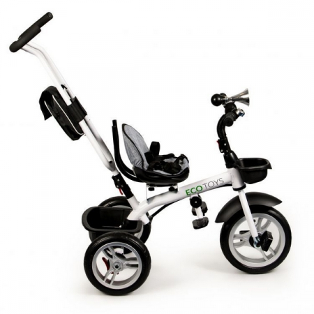 Tricicleta cu sezut reversibil Ecotoys JM-322 - Gri [5]