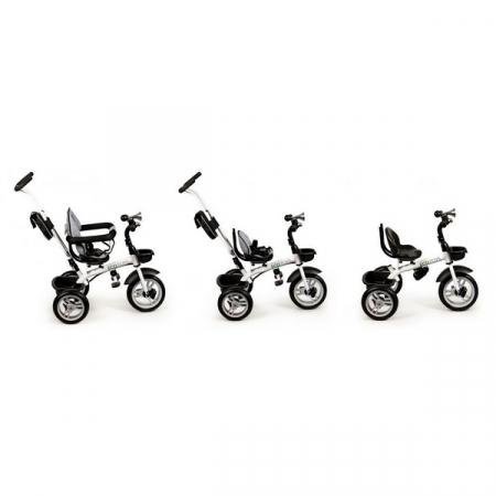Tricicleta cu sezut reversibil Ecotoys JM-322 - Gri [7]