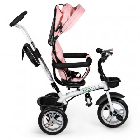 Tricicleta cu sezut reversibil Ecotoys JM-322 - Roz [2]