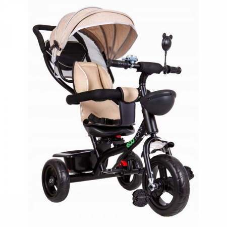 Tricicleta cu sezut rotativ Ecotoys JM-066-9 - Bej [1]