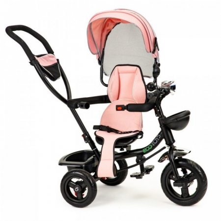 Tricicleta Cu Sezut Rotativ Ecotoys JM-066-9 - Roz [3]