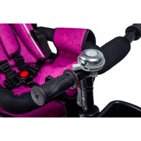 Tricicleta cu sezut rotativ Ecotoys JM-068-17 - Roz [3]