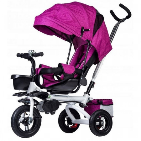 Triciclete copii - Tricicleta cu sezut rotativ Ecotoys JM-068-17 - Roz