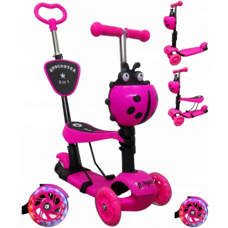 Trotinete copii - Trotineta 5 in 1 R-Sport H3 - Roz