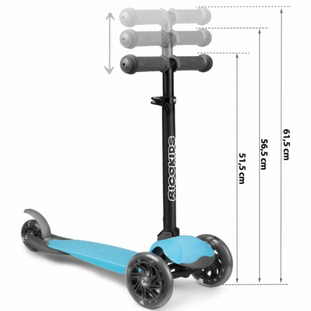 Trotineta cu roti cu LED Ricokids Loco 765100 - Albastru [5]