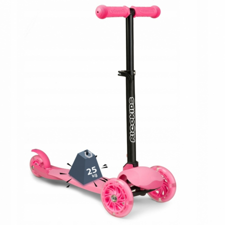 Trotineta cu roti cu LED Ricokids Loco 765102 - Roz [6]