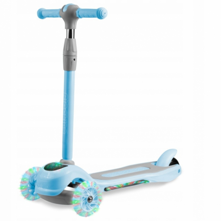 Trotinete copii - Trotineta cu roti cu iluminare LED Ricokids Piko 765003 - culoare Albastru