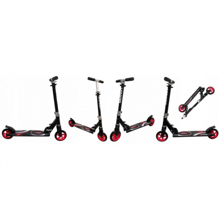 Trotineta pliabila cu roti de 145 mm R-Sport H7 - Negru - Rosu [1]