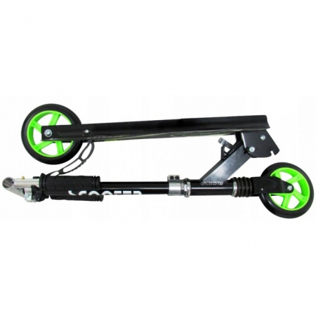 Trotineta pliabila cu roti de 145 mm R-Sport H7 - Negru - Verde [2]