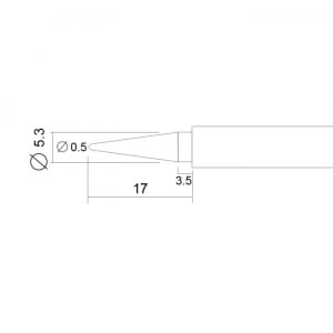Varf ciocan de lipit 280032buc/blister [1]