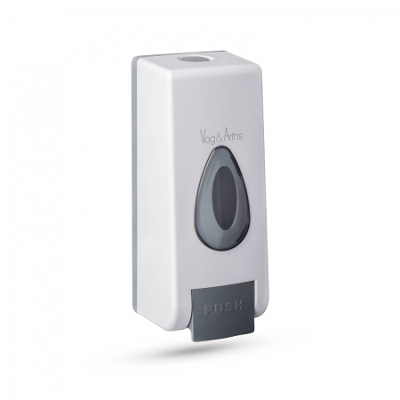 Dozatoare sapun - Vog und Arths - Dozator manual de săpun lichid - 350 ml, de perete -alb