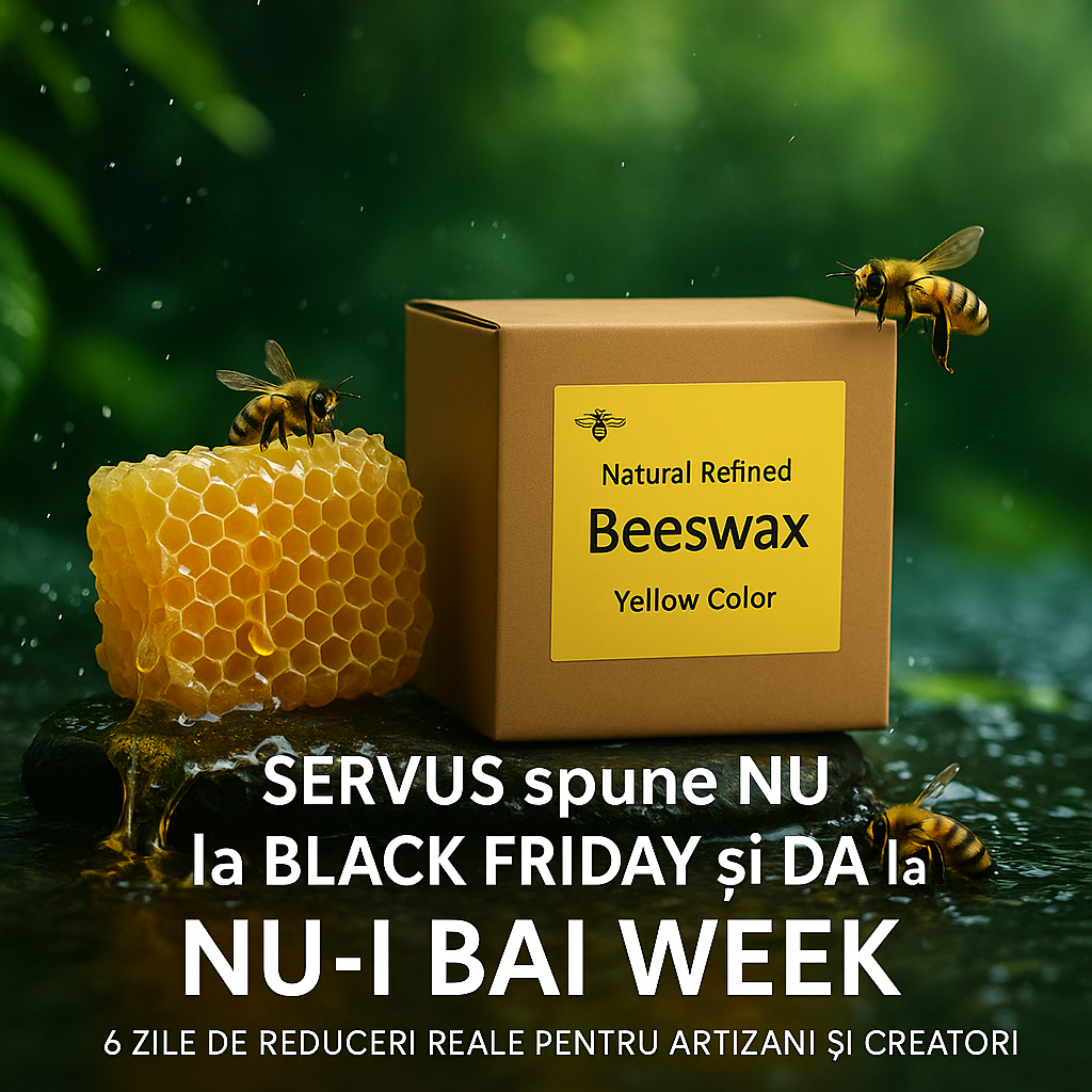 🕯️ Servus spune NU la Black Friday și DA la “Nu-i Bai Week” – un manifest pentru artizani și meșteșugul autentic 🕯️ Servus spune NU la Black Friday și DA la “Nu-i Bai Week” – un manifest pentru artizani și meșteșugul autentic