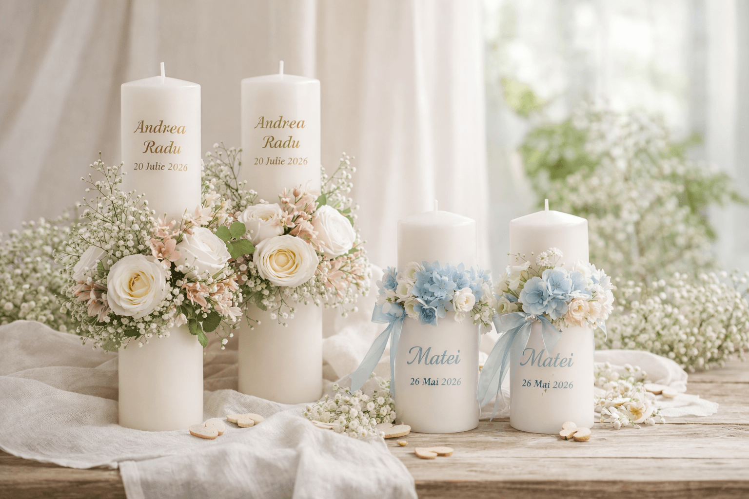 Lumânări de Nuntă și Botez: Ghidul Complet pentru un Eveniment fără Surprize - 2026